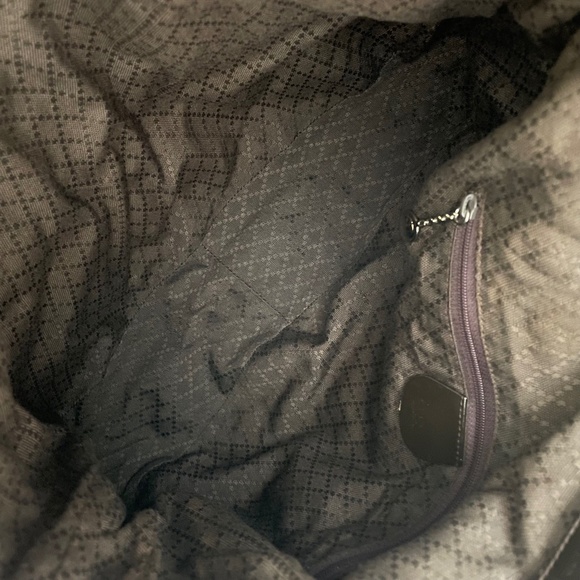 Gucci Brown Nylon Bamboo handle Shoulder Bag/ Rare Vintage - Picture 11 of 16